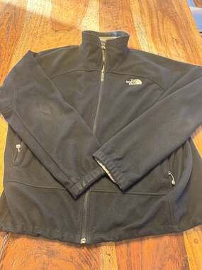 The North Face Men's TKA 100 Glacier Full Zip Fleece Jacket Black XL